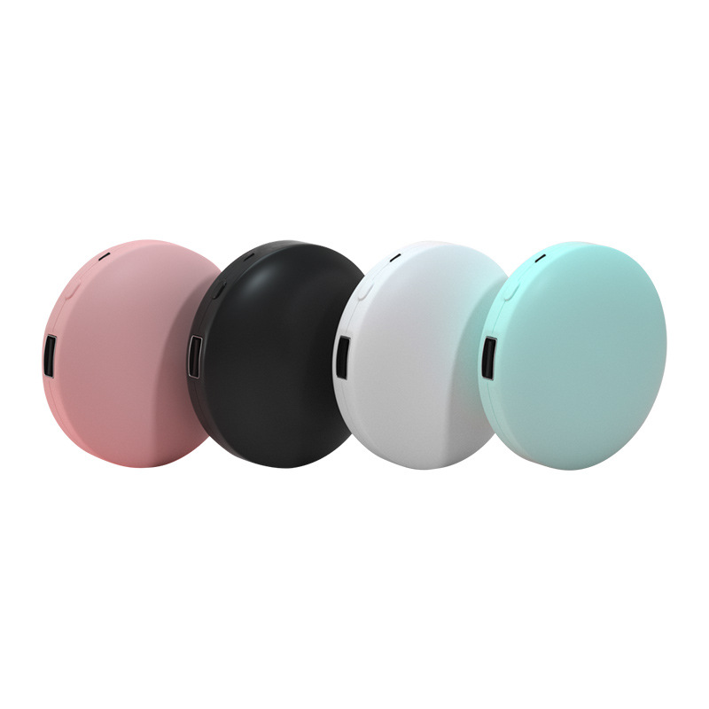 CARTOON ROUND HAND WARMER POWER BANK USB CHARGING BABY MOBILE POWER SUPPLY WINTER GIFTS CUSTOMIZED LOGO