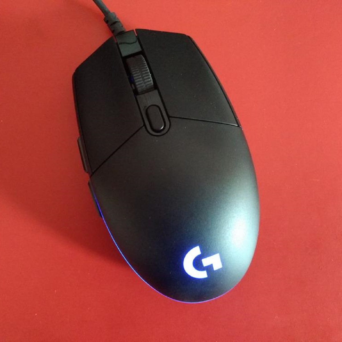 LOGITECH G102 마우스 수리 및 수리 골드 마이크로 무브먼트 공식 광전 스크롤 휠 USB 고품질을 위한 더블 클릭 콤보 없음