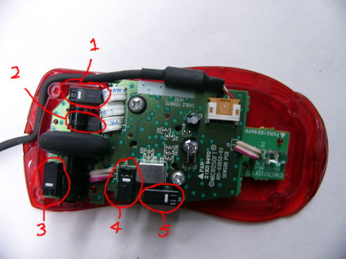 MICROSOFT OPTICAL SHARK 마우스 수리 수리 두 번 클릭하지 않음 새 제품으로 교체 수입 금 접점 미세 동작 실패