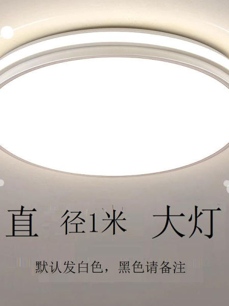 2026年新款led大尺寸现代简约圆形中山灯具主卧室客厅房间吸顶灯