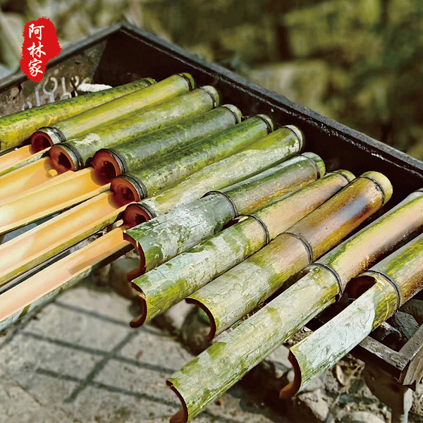 竹筒饭现砍现做新鲜粽子模具蒸桶商用家用野餐室外烧烤竹子野外火