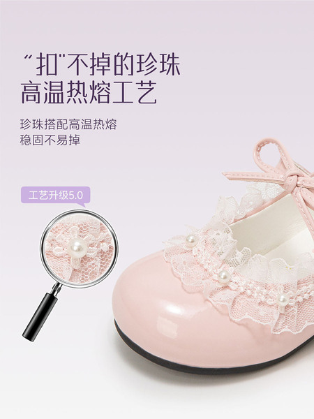 小女孩洋气小皮鞋2026新款夏儿童漂亮公主鞋女童软底高跟鞋舞台鞋 — 4
