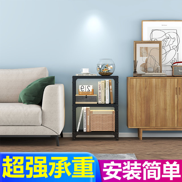 Super-strong load-bearing multi-layer warehouse storage rack angle steel rack thickened commercial iron rack storage