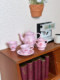 INS style teapot/creative pattern DIY tea set doll house accessories mini mini model toy D570