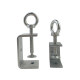 Galvanized iron fixing fixture tiger clip tube clamp buckle U-shaped square clamp fastener clamp hand screw lifting ring c-shaped