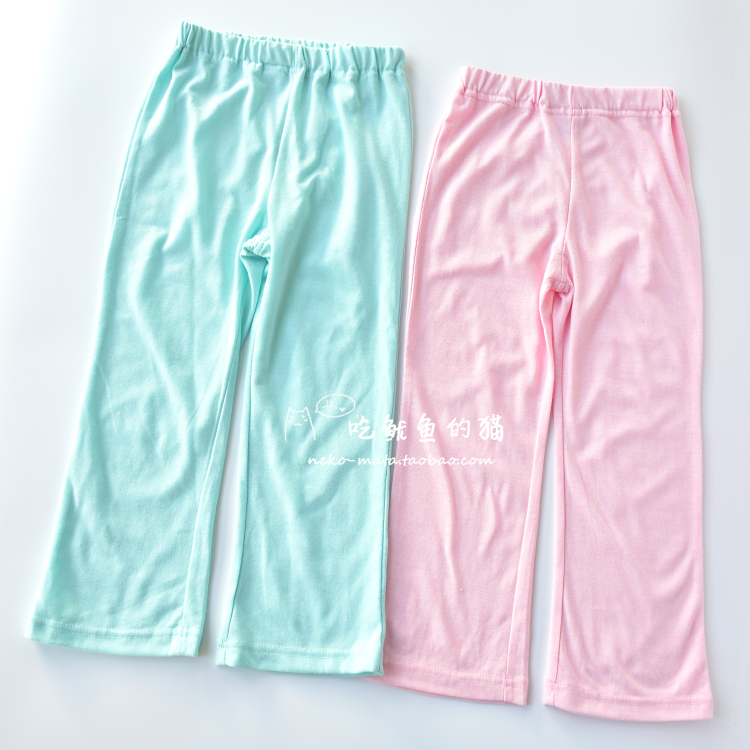 KT MELODY CARTOON SET 100-130 DAYS SINGLE GIRL SPRING AND AUTUMN CUTE LOUNGEWEAR PAJAMAS PANTS