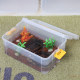 Jigsaw storage box Magnetic sheet Children's toy building block classification storage box Fishing accessories classification Transparent sorting box