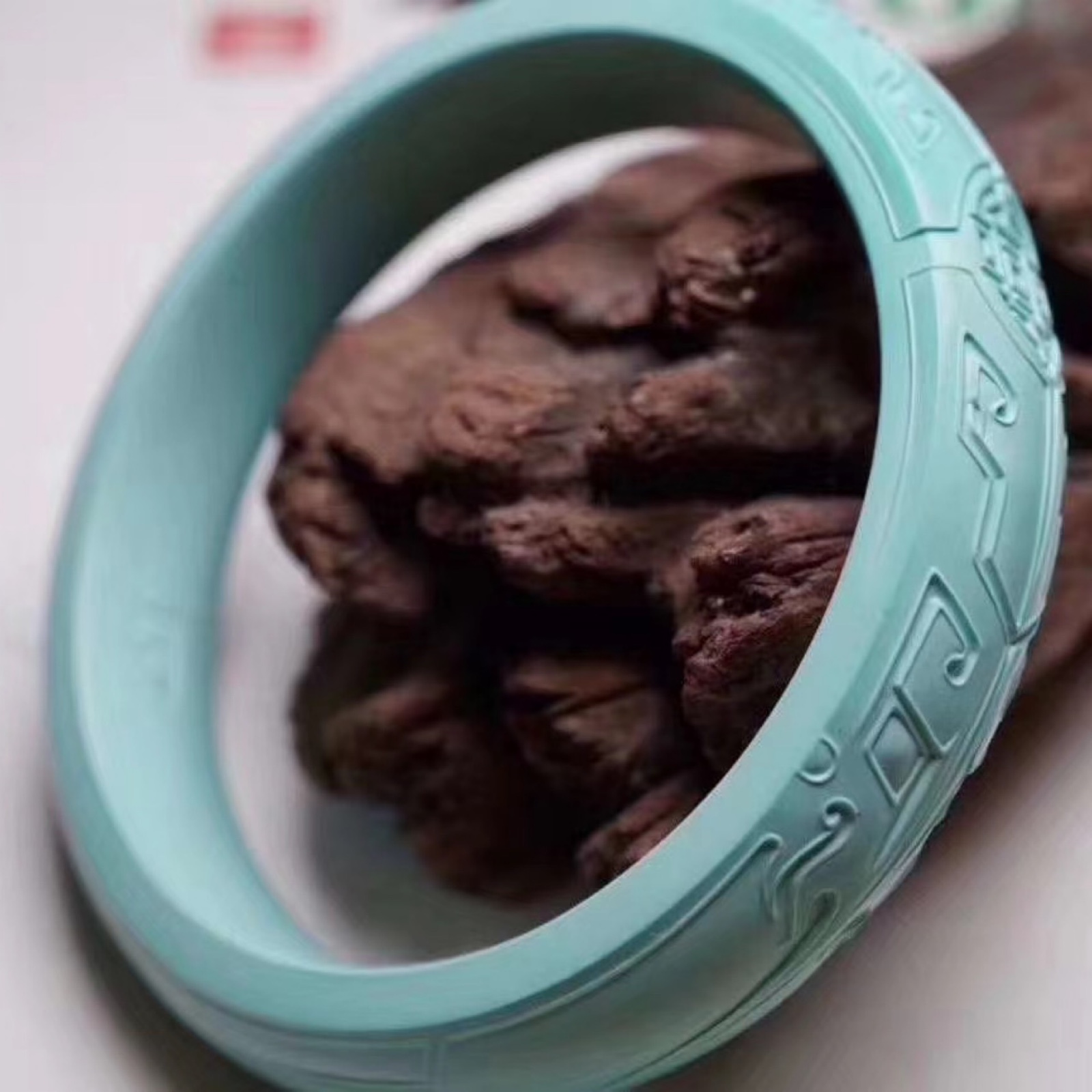 후베이 순수 천연 높은 도자기 원시 광석 비 최적화 와우 남성과 여성을위한 청록색 팔찌는 국가 보석 검사를 지원합니다