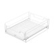 Kitchen pull-out basket b installation cabinet pull-out type dishes storage rack drawer bowls and plate drain slide rail storage