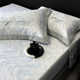 Summer 2024 new ice silk mat three-piece set of bedding covers washable mat naked sleepless sheet air conditioning mat
