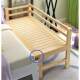 Custom made solid wood children's bed with guardrail widened bed single bed side bed pine bed frame splicing bed widened bed