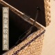 Rattan storage stool storage stool foyer change shoe stool wear shoe stool solid wood household use can be seated and cleaned.