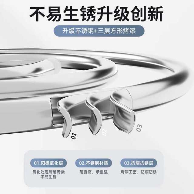 Duvet drying artifact household spiral stainless steel clothes rack balcony drying quilt cover bed sheet quilt cover special clothes rack