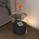 Villa style acrylic bedside table high-end bedside cabinet small coffee table creative design light luxury high-end storage cabinet