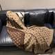 Flannel sofa blanket double blanket nap air conditioning quilt four seasons single blanket thickened warm bed sheet