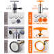 Noodle press Noodle machine Noodle tool for household small manual multi-functional thief machine new thief pressing tool