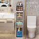 Bathroom slit storage cabinet drawer type toilet narrow-slit storage cabinet plastic bathroom ultra-narrow gap cabinet side cabinet