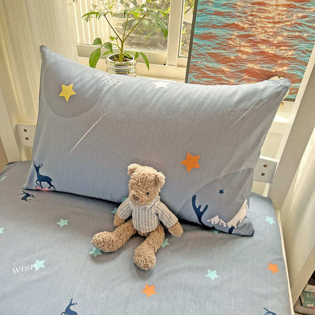 Student dormitory three-piece set of pure cotton sheets and quilt covers dormitory bedding 0.9m1.2m bed sheets and quilt covers for people