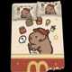 Kapibala Capybara Summer Ice Silk Cool Mat Three-piece Bedroom Children's Bed Sheet Soft Mat Student Dormitory Cool Mat