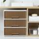 Japanese storage cabinet household cabinet installation-free living room storage drawer cabinet bedside table multi-layer plastic storage box