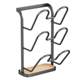 Pot lid rack wall-mounted, punch-free kitchen storage rack multi-functional cutting board storage spatula rack creative tableware