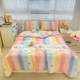 Summer ice silk latex mat three-piece set machine washable children's single student dormitory air conditioning soft mat sheet