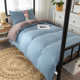 Student dormitory three-piece set six dormitory mattress quilt cover pillow cover sheet pillow core dormitory college students high school upper and lower bunks