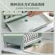 Dish storage rack with bowls and chopsticks storage box Household double-layer cupboard box Kitchen with bowls and trays with lid drain storage rack