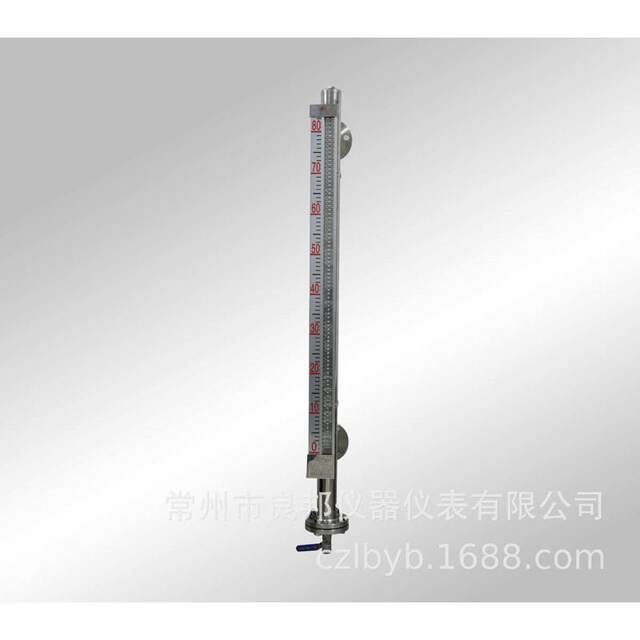 High-pressure magnetic flip level meter Titanium alloy float measuring tube wall thickness 6mm, 350 kg high pressure resistance