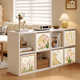 Cream style tulip storage box Home foldable fabric storage box Clothing storage box Cabinet Organizing box