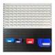 Hole plate louver hanging board hardware tool rack part box multifunction storage rack hanging board workshop wall storage rack