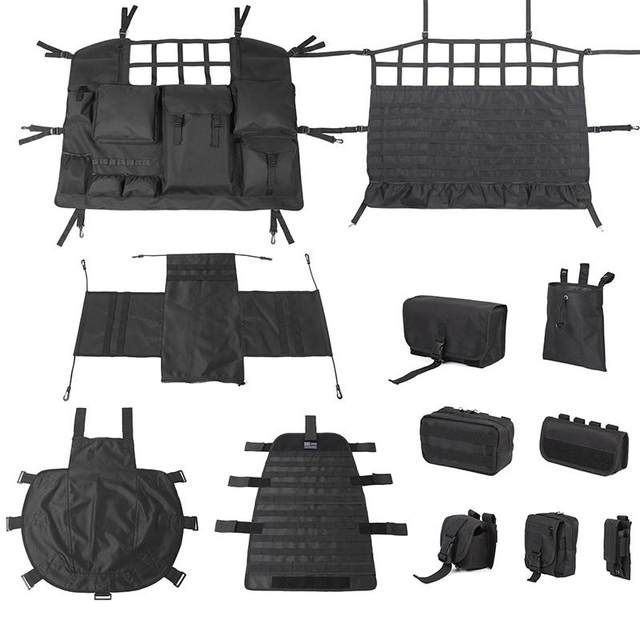 Applicable to Wrangler JK/JL/BJ40 full series trunk storage bag multi-function trunk bag storage bag modification parts