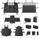 Applicable to Wrangler JK/JL/BJ40 full series trunk storage bag multi-function trunk bag storage bag modification parts