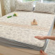 Summer day machine washing ice silk mattress cover three-piece set student dormitory sheets air conditioning mattress soft mattress