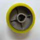 Concrete mixer wheel accessories friction rubber castor mortar cement mixer upper rubber wheel polyurethane roller