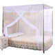 Mosquito net 1.2 meters 1.5m 1.8 bed single double door household stainless steel bracket floor-standing thickened and old-fashioned