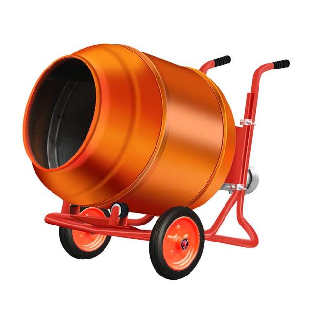 Electric mixer Small household cement concrete mortar feed construction site ash roller type 220v mixer