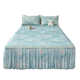 2024 new latex cool mat summer bed skirt ice silk mat three-piece set summer bed sheet machine washable air conditioning mat