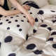 Ins style light luxury polka dots four-piece set for summer naked sleeping simple and high-end bedding cool quilt cover bed sheet 1.8