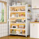 Kitchen storage rack floor-mounted multi-layer dustproof storage cabinet household multi-function cupboard dining side cabinet cabinet storage cabinet