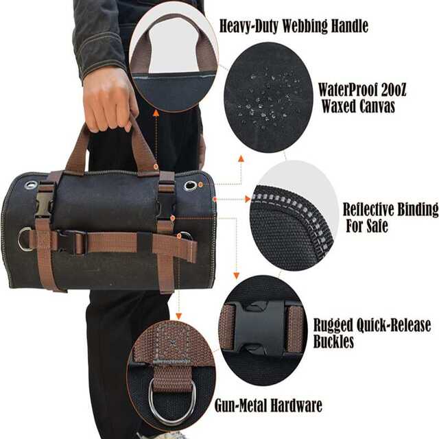 Mechanic Toolbox Roll Tool Kit Multi-function Canvas Hardware Tools Car Storage and other portable
