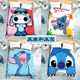 Stitch bed sheet Stitch bed cover cartoon single piece dormitory bed cartoon cute summer children student single bed