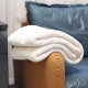 Pure white blanket photo photography single thickened nap blanket flannel coral velvet hotel bed sheet anti-static electricity