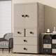 Simple wardrobe deepened and thickened extra-large storage household children's clothes storage cabinet wardrobe