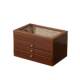Genuine Chinese retro real jewelry box quality jewelry storage wood multi-layer wooden box large capacity European princess jewelry box