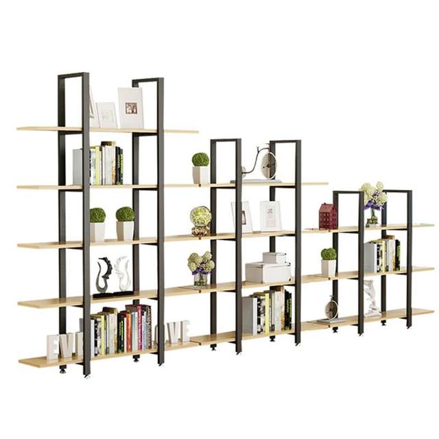 7T simple modern wall bookshelf display rack living room storage shelf shelf shelf shelf flower rack iron