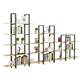 7T simple modern wall bookshelf display rack living room storage shelf shelf shelf shelf flower rack iron