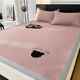 Ice Doudou Ice Silk Cool Mat Three-piece Set Student Door Single Bed Single Bedding Seat Summer Household Washable Soft Mat