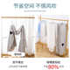 Duvet drying artifact stainless steel spiral clothes rack household coat hanger dormitory multi-function folding sheet cool clothes rack