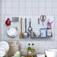 Square hole hook hole board tool hook set hardware tool rack display rack tool hanging board wall rack
